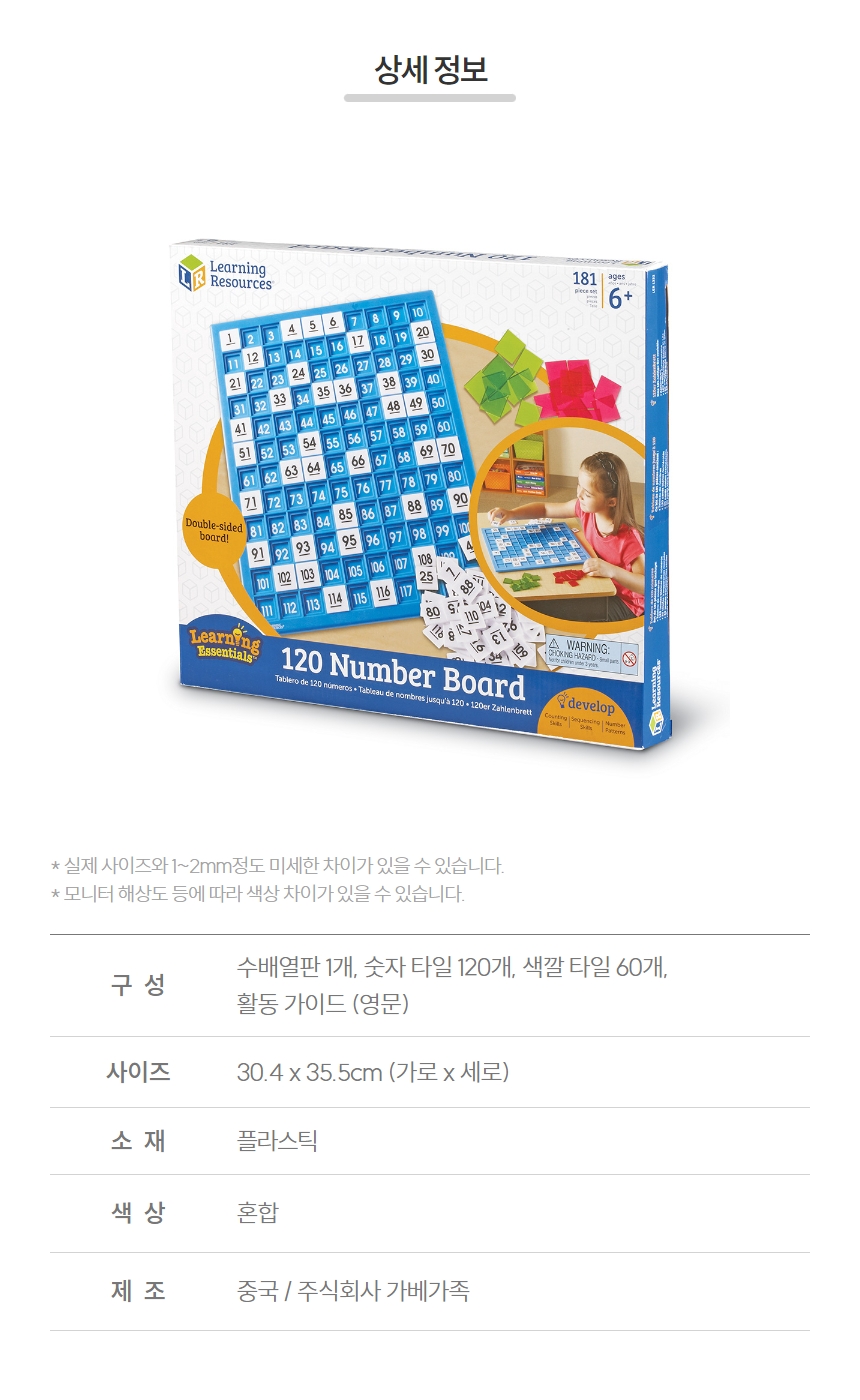 예술놀이터러닝리소스수배열판120